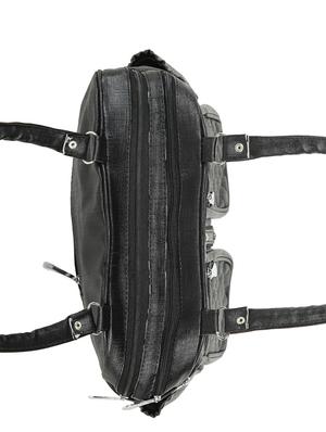 black leatherette (pu) regular handbag - 15737086 - Standard Image - 4