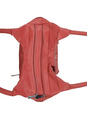 red leatherette (pu) regular handbag - 15737089 - Standard Image - 4