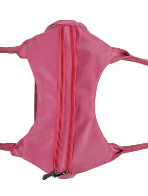 pink leatherette (pu) regular handbag - 15737092 - Standard Image - 4