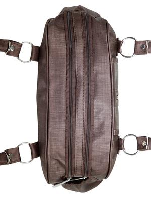 brown leatherette (pu) regular handbag - 15737105 - Standard Image - 4