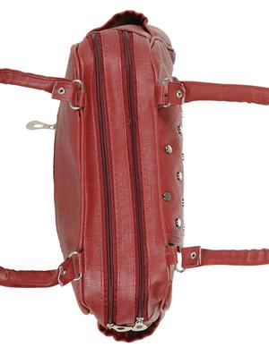 red leatherette (pu) regular handbag - 15737109 - Standard Image - 4
