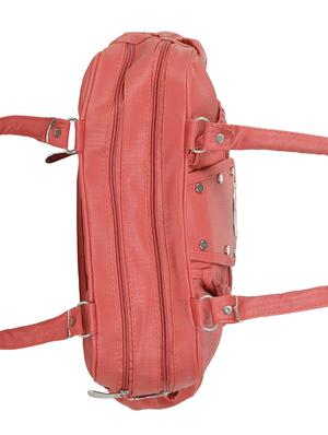 red leatherette (pu) regular handbag - 15737110 - Standard Image - 4