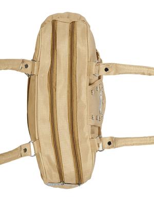 beige leatherette (pu) regular handbag - 15737111 - Standard Image - 4