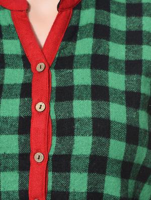 Checkered straight kurta - 15737565 - Standard Image - 4