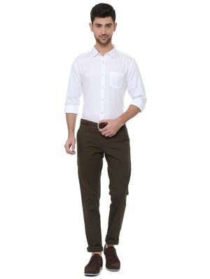 brown cotton chinos - 15737580 - Standard Image - 4