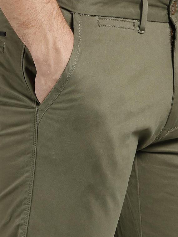 green cotton chinos - 15737583 - Zoom Image - 4