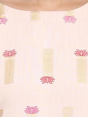 Printed layered kurta with palazzo set - 15737613 - Standard Image - 4