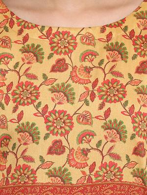 Printed kalidaar kurta with pant set - 15737618 - Standard Image - 4
