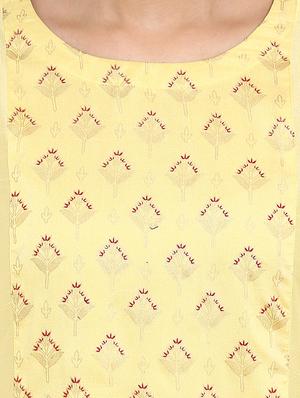 Printed kurta with palazzo set - 15737628 - Standard Image - 4