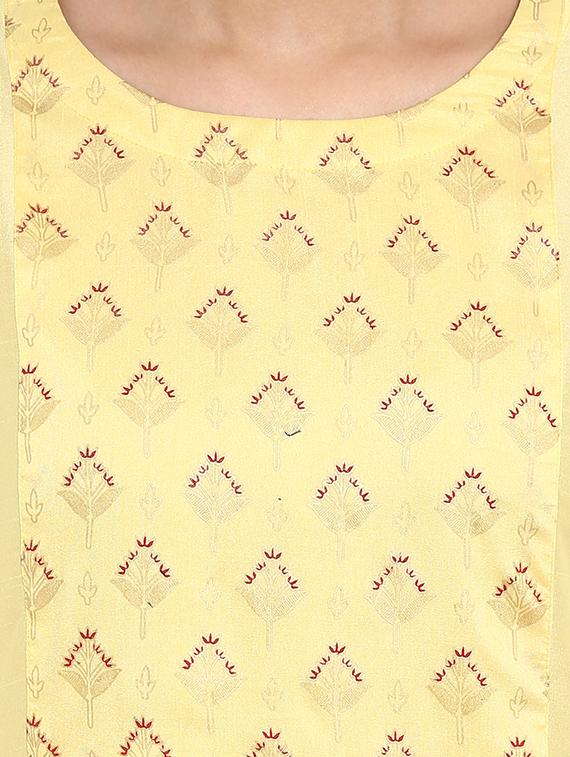 Printed kurta with palazzo set - 15737628 - Zoom Image - 4