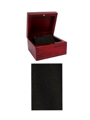 black cotton tie with pocketsquare - 15737812 - Standard Image - 4