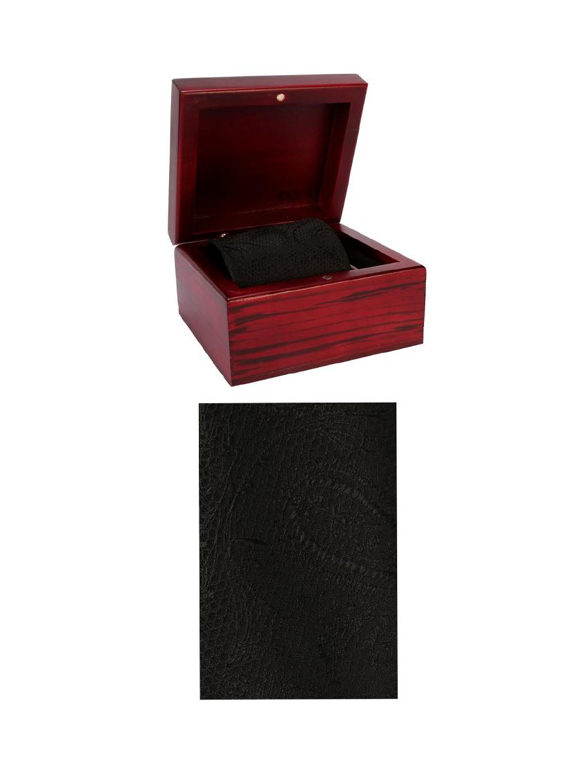 black cotton tie with pocketsquare - 15737812 - Zoom Image - 4