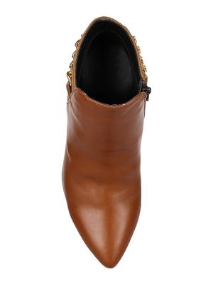 brown slip on ankle boots - 15737849 - Standard Image - 4