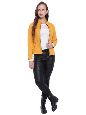 mock neck zipper detail jacket - 15737940 - Standard Image - 4