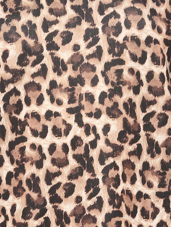 animal print lace trim top - 15738089 - Zoom Image - 4