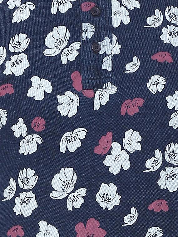 blue cotton all over print t-shirt - 15738160 - Zoom Image - 4