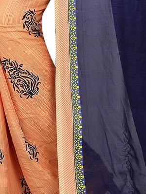floral half & half saree with blouse - 15738183 - Standard Image - 4