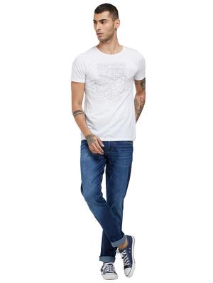 blue cotton washed jeans - 15738436 - Standard Image - 4