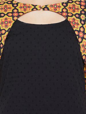 A-line printed kurta - 15738751 - Standard Image - 4
