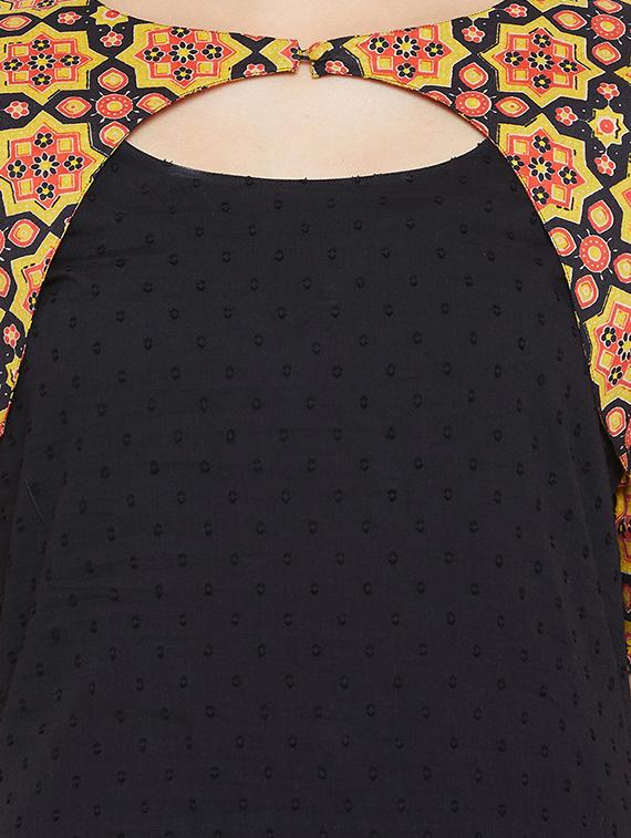 A-line printed kurta - 15738751 - Zoom Image - 4