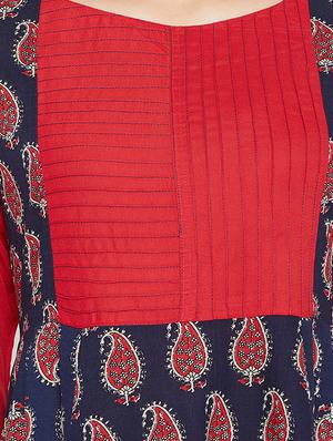 Paisley anarkali kurta - 15738752 - Standard Image - 4