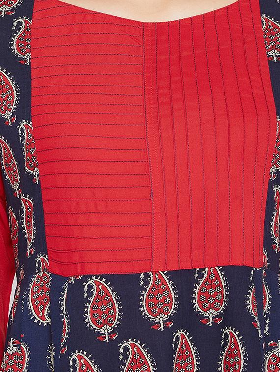 Paisley anarkali kurta - 15738752 - Zoom Image - 4