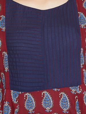 Paisley anarkali kurta - 15738753 - Standard Image - 4