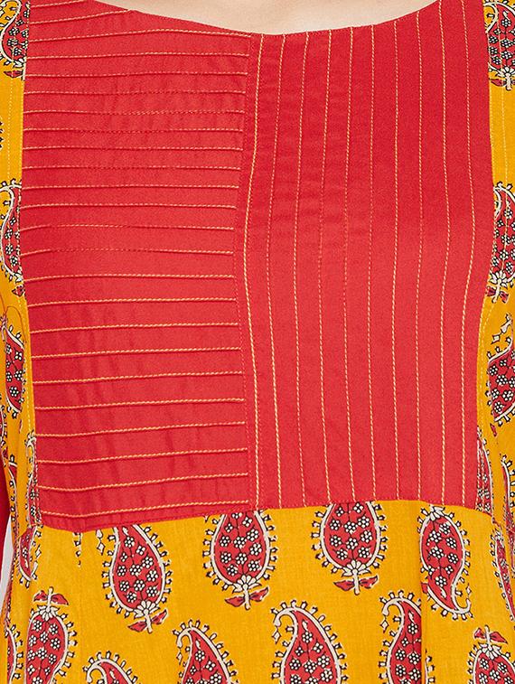 Paisley anarkali kurta - 15738754 - Zoom Image - 4