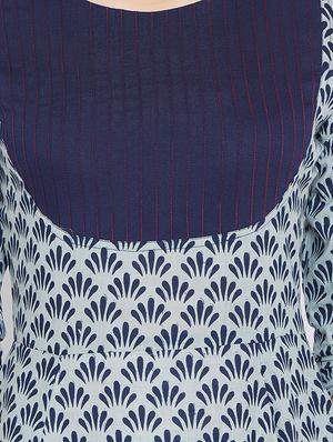Flared printed kurta - 15738779 - Standard Image - 4