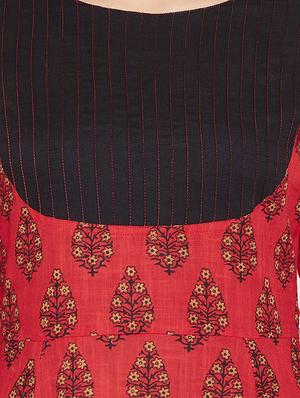 Flared printed kurta - 15738782 - Standard Image - 4