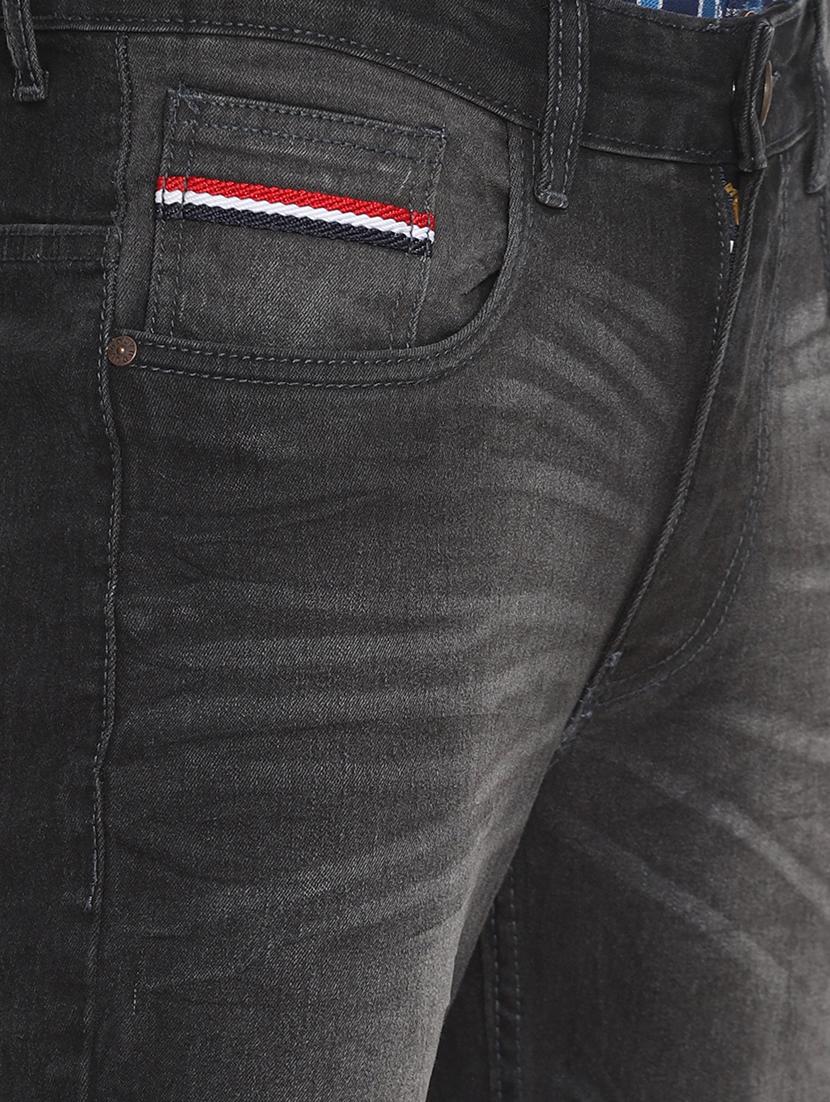black cotton washed jeans - 15738812 - Zoom Image - 4