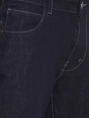 navy blue cotton washed jeans - 15738814 - Standard Image - 4