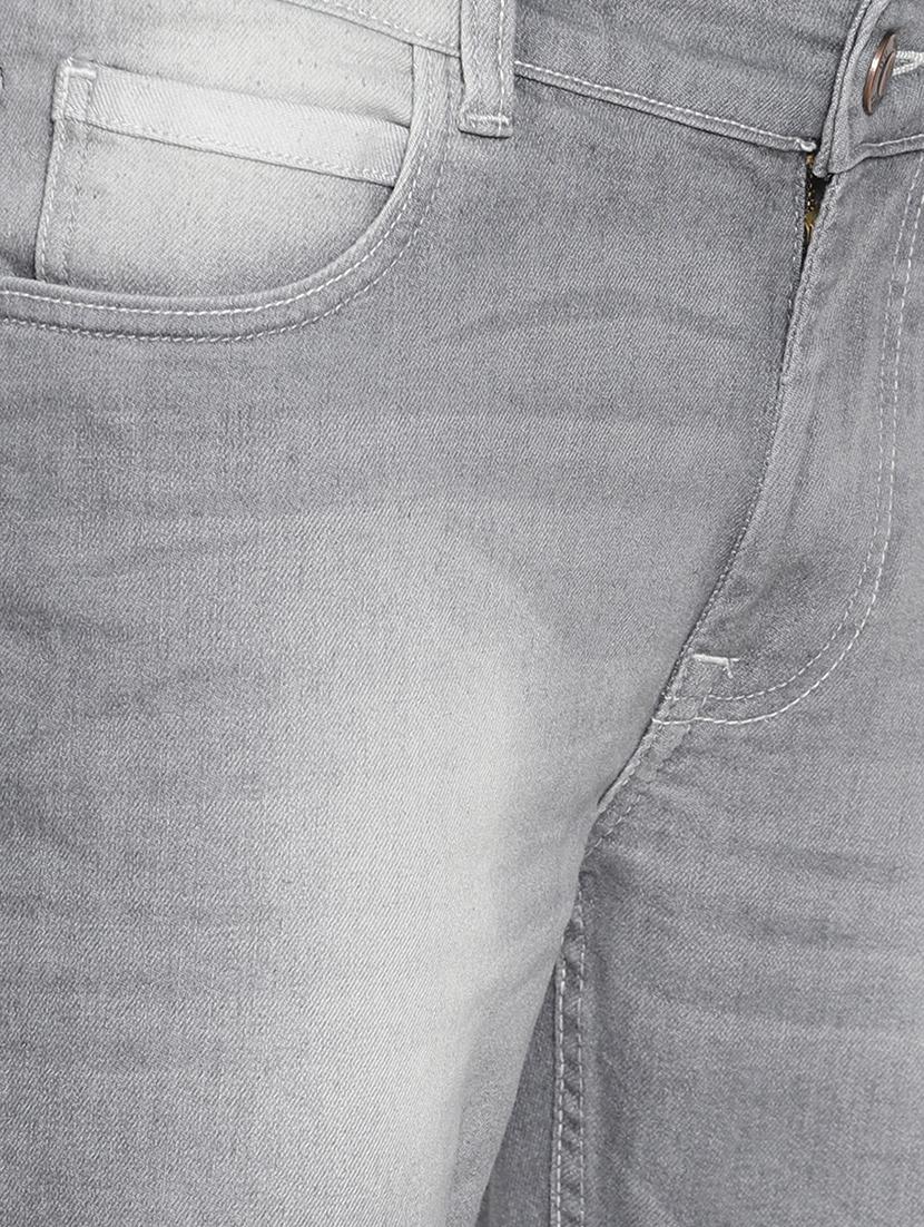 grey cotton washed jeans - 15738815 - Zoom Image - 4