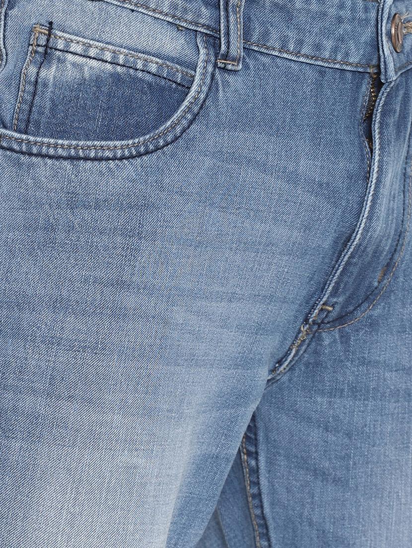 blue cotton washed jeans - 15738817 - Zoom Image - 4