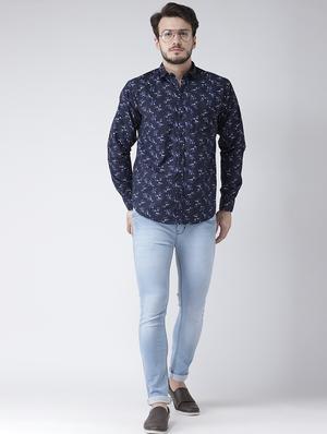blue cotton casual shirt - 15738861 - Standard Image - 4