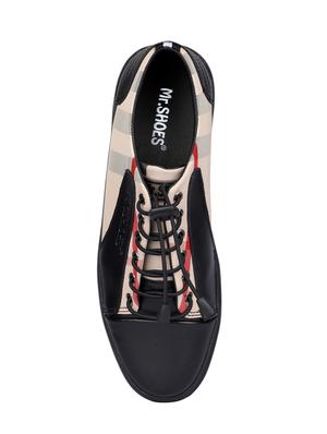 beige leather lace up sneakers - 15739577 - Standard Image - 4
