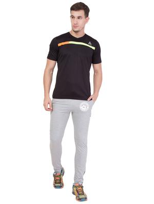 grey cotton full length track pant - 15739692 - Standard Image - 4