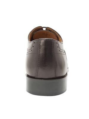 brown leather lace-up brouges - 15739867 - Standard Image - 4