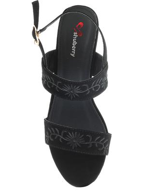 black back strap sandals - 15741167 - Standard Image - 4