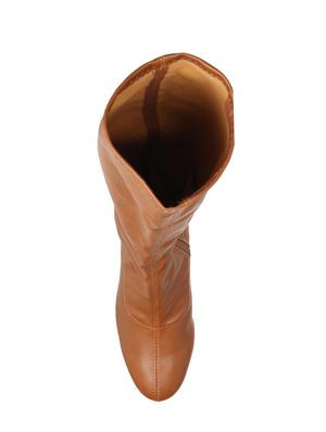 tan knee length boots - 15741843 - Standard Image - 4