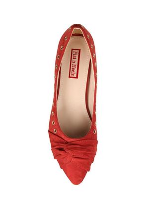 red slip on pumps - 15741913 - Standard Image - 4
