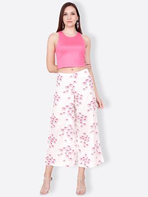 mid waist straight palazzo - 15742539 - Standard Image - 4