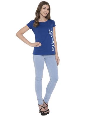 round neck graphic print tee - 15742593 - Standard Image - 4