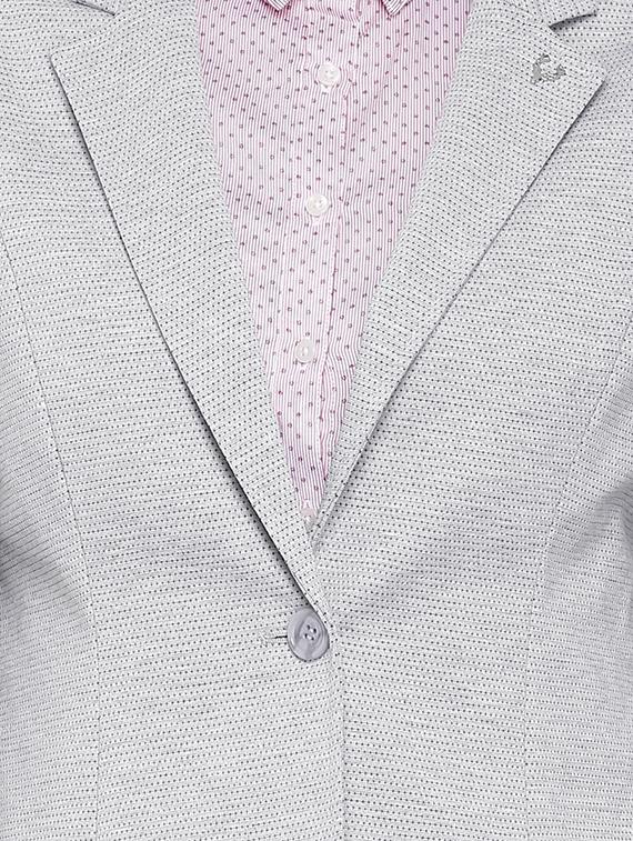 Pin dot lapel neck blazer - 15746210 - Zoom Image - 4