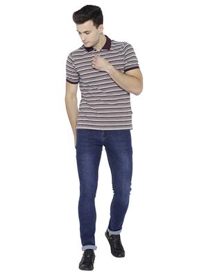 navy blue denim washed jeans - 15748077 - Standard Image - 4