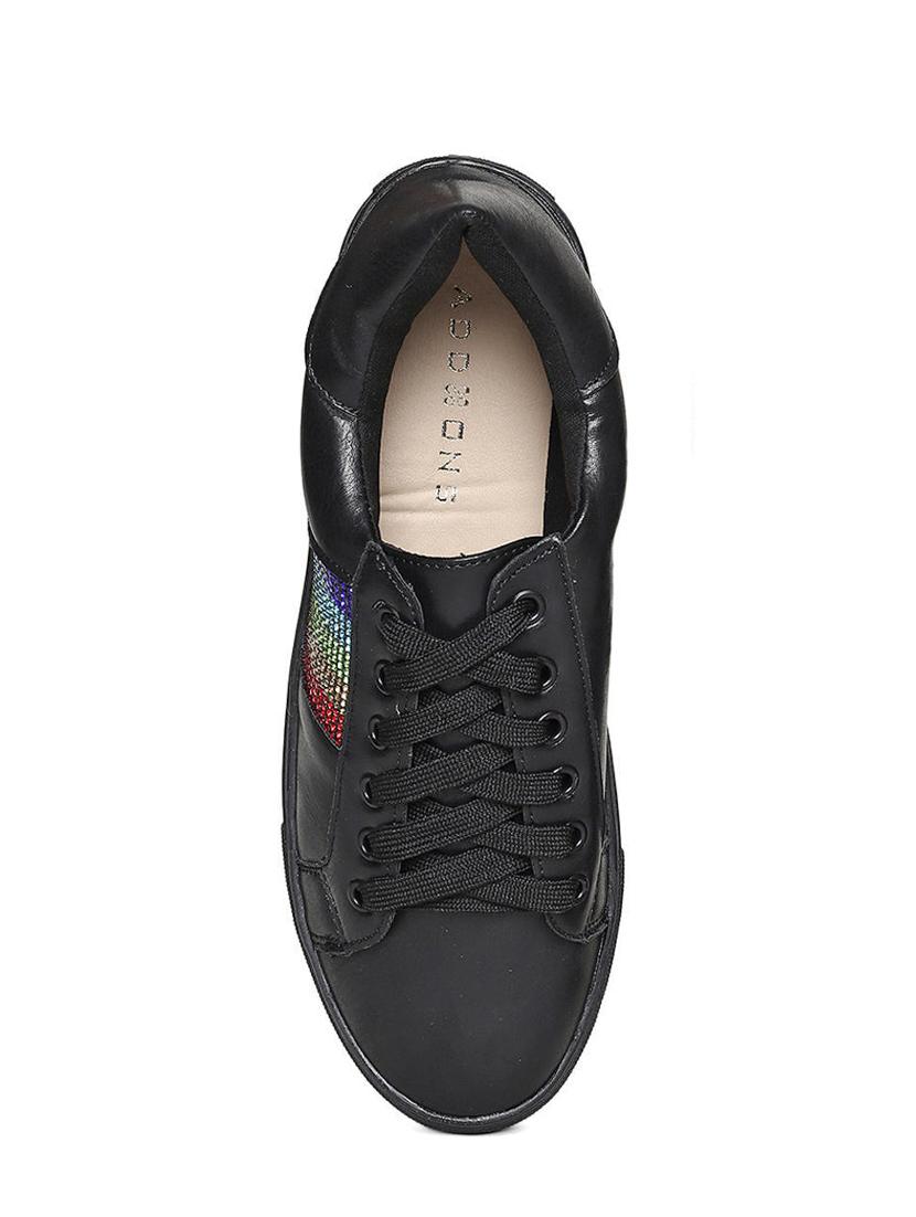 black lace-up sneakers - 15748320 - Zoom Image - 4