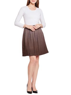 high rise pleated skirt - 15750512 - Standard Image - 4