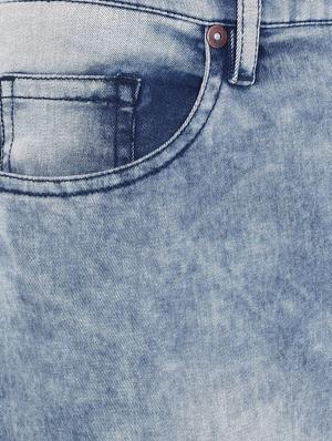 acid washed mid rise jeans - 15750663 - Standard Image - 4
