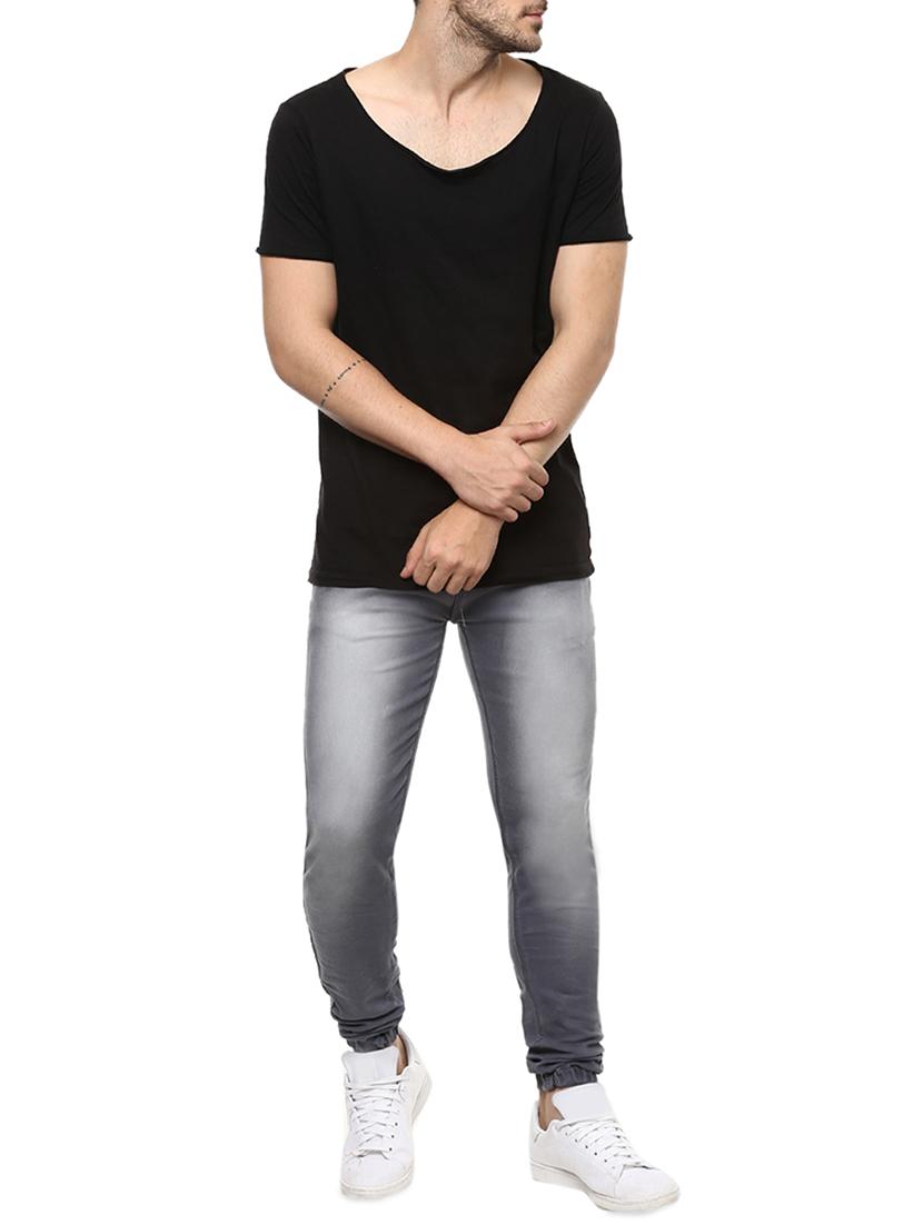 grey cotton blend jogger - 15759215 - Zoom Image - 4