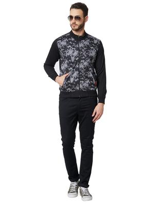 grey cotton printed sweatshirt - 15765148 - Standard Image - 4